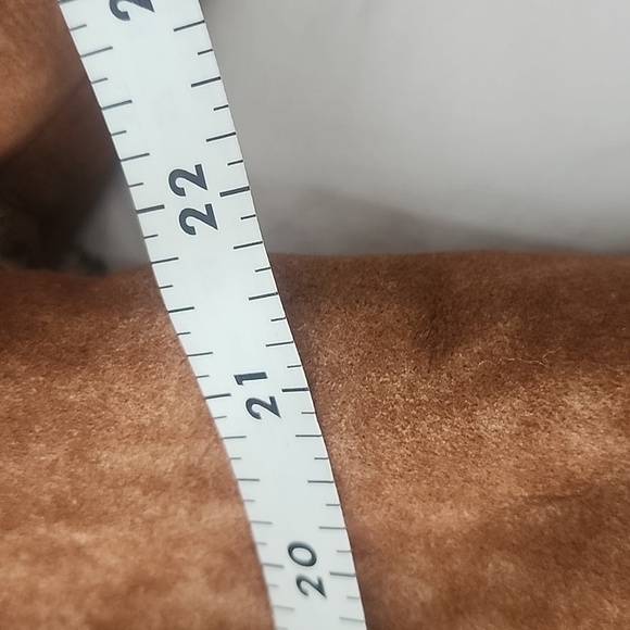NWT Suede Brown Shearling Jacket - Picture 5 of 5